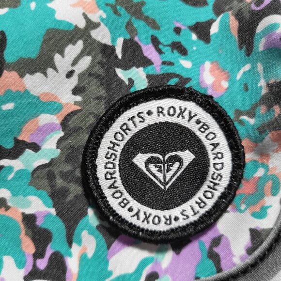 Roxy Women's Swim Boardshorts Size 9 Floral - Picture 3 of 7